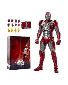 ZD Toys Luminous Version Iron Man 2 MK5 Action Figure