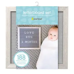 Pearhead Letterboard Set Light Grey 87062