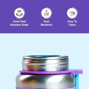 Rabitat Steel Play Stainless Steel Water Bottle - Love You To The Moon And Back