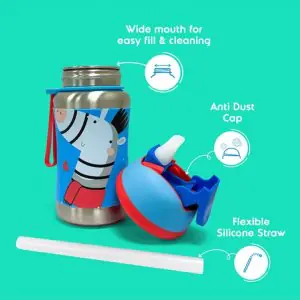 Rabitat Steel Play Stainless Steel Water Bottle - Totally Adorable