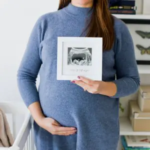 Pearhead White Sonogram Frame 87033