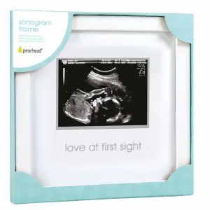 Pearhead White Sonogram Frame 87033